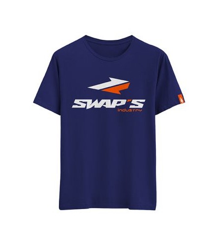 TEE SHIRT SWAPS BLEU TAILLE S