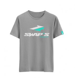 TEE SHIRT SWAPS GRIS TAILLE M