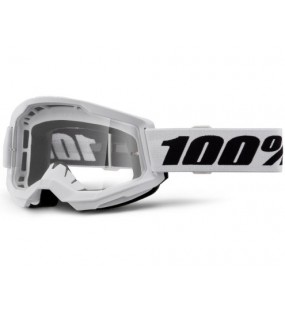 MASQUE CROSS 100% STRATA 2 BLANC ECRAN CLAIR