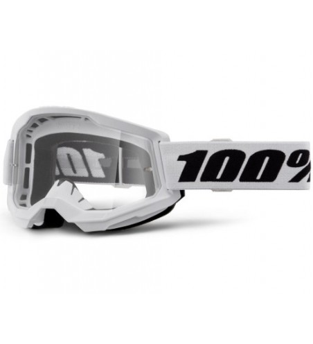 MASQUE CROSS 100% STRATA 2 BLANC ECRAN CLAIR