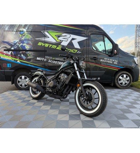 Moto cruiser Honda CMX 500 rebel de 2024