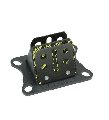 BOITE A CLAPET MALOSSI VL6 CARBONE POUR AM6/DERBI