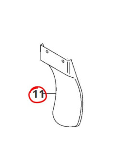 Garde boue arrierre fantic 125 xx fantic