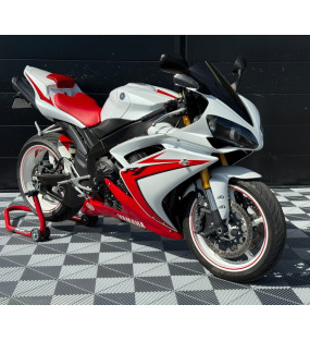 MOTO YAMAHA YZF 1000 R1 BLANC ET ROUGE DE 2007
