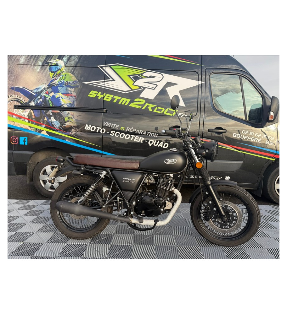 MOTO MASH 125 SEVENTY NOIR MAT MOTO MASH 125 SEVENTY NOIR MAT