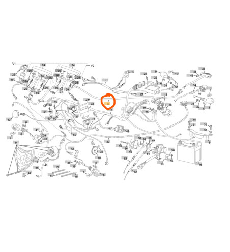 FAISCEAU ELECTRIQUE RACING END 250/300 EURO4