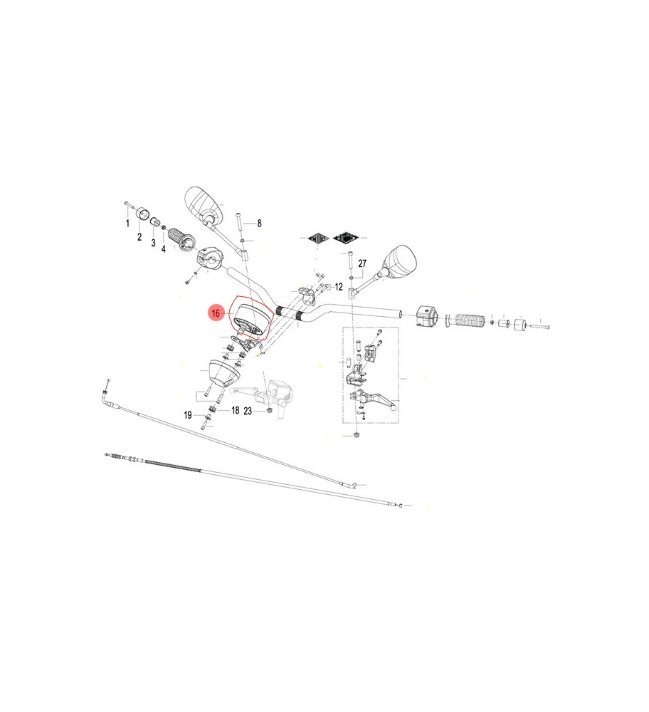 COMPTEUR KEEWAY K-LIGHT ORIGINE