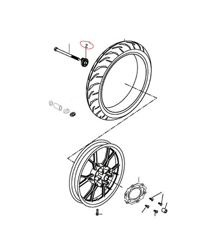 ENTRAINEUR DE COMPTEUR MASAI 50 CC