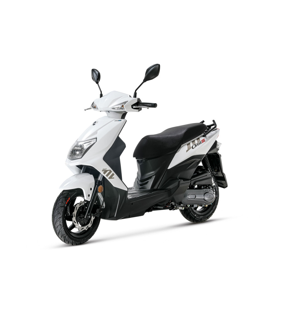 SCOOTER SYM ORBIT 3 50 4T E5+ NEUF BLANC BRILLANT