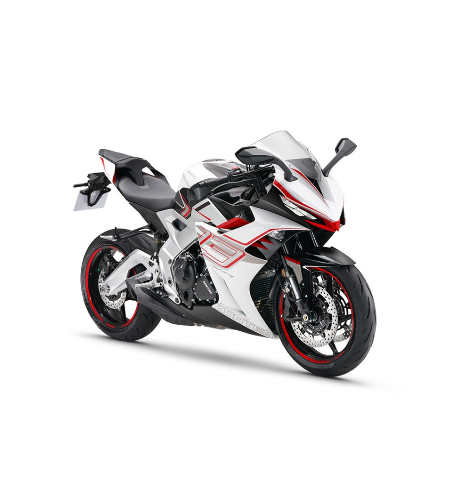 MOTO ZONTES SPORTIVE 703 RR BLANCHE ET ROUGE