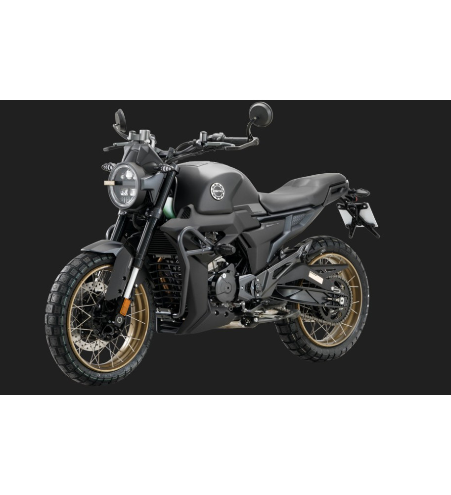 MOTO ZONTES ZT125 SCRAMBLER X NOIR MAT / OR