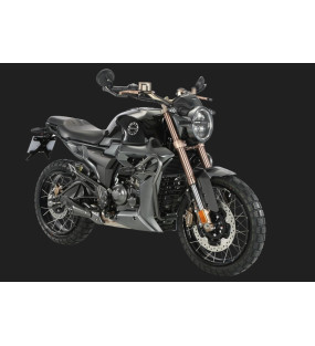 MOTO ZONTES ZT125 SCRAMBLER X NOIR BRILLANT