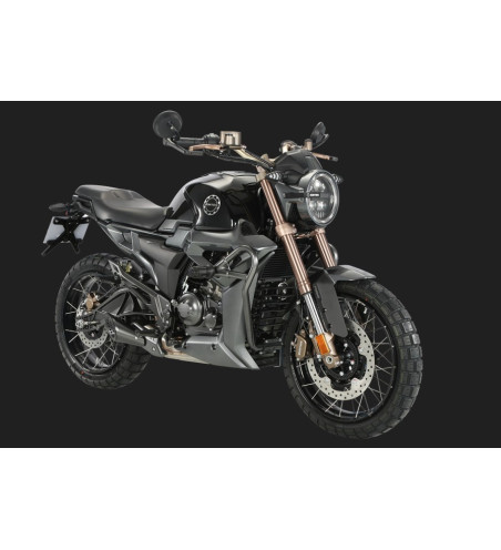 MOTO ZONTES ZT125 SCRAMBLER X NOIR BRILLANT