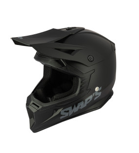 CASQUE SLINE CROSS S818 NOIR MAT taille L