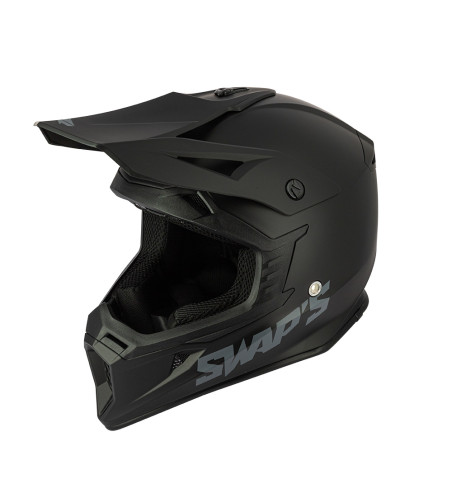 CASQUE SLINE CROSS S818 NOIR MAT taille L