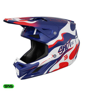 CASQUE SHOT SPEED BEAST BLEU ROUGE S