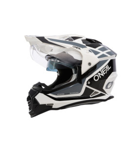 CASQUE ONEAL SIERRA V.24 VISIERE NOIR BLANC GRIS M