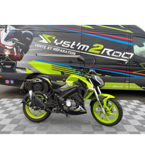 MOTO OCCASION KEEWAY RKF125 JAUNE FLUO