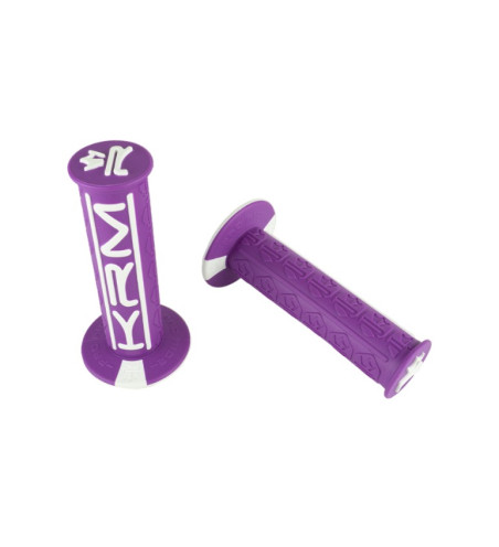 REVETEMENTS POIGNEE KRM PRO RIDE VIOLETTES BLANCHE