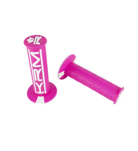 REVETEMENTS POIGNEE KRM PRO RIDE ROSE BLANCHE