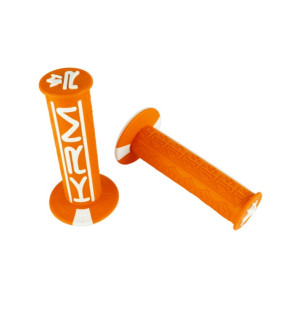REVETEMENTS POIGNEE KRM PRO RIDE ORANGE BLANCHE