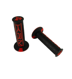 REVETEMENTS POIGNEE KRM PRO RIDE NOIRES ROUGES