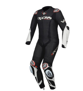 COMBINAISON CUIR IXON VORTEX 3 NOIR ET BLANC XL