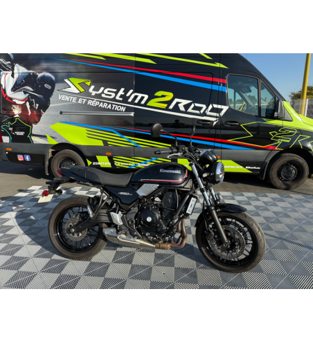 Moto kawasaki z 650 rs a2 noir de 2023 occasion garantie 6 mois
