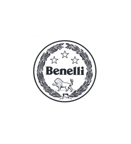 STICKER BENELLI NOIR FOND BLANC