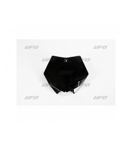 Plaque numéro frontale UFO noir KTM