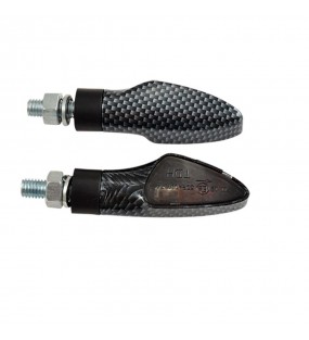 CLIGNOTANTS TUNR BLINKER CARBONE FUMEE A AMPOULE