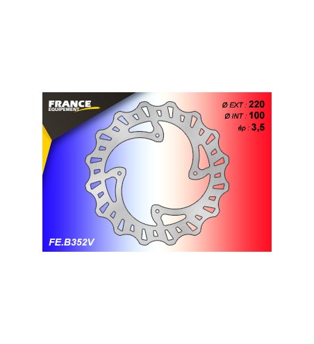 DISQUE DE FREIN A PETALES 220MM 4 TROUS