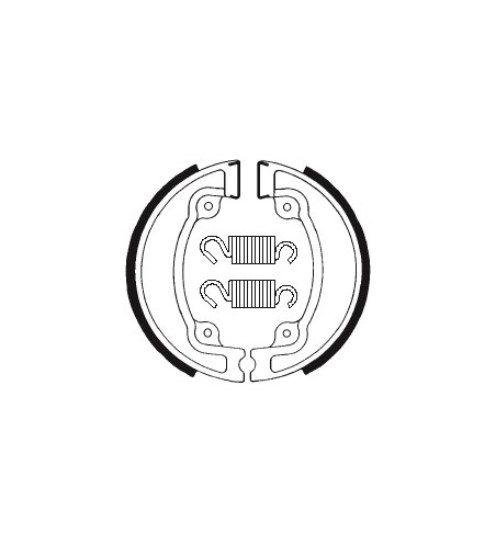 MACHOIRES DE FREIN TECNIUM BA041 HONDA CR125 250 1981