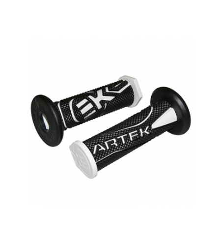 REVETEMENT POIGNEE ARTEK K1 NOIR/BLANC PAIRE