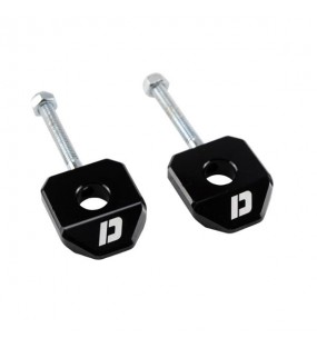 TENDEUR DE CHAINE DOPPLER NOIR DERBI ET GILERA AXE DE 12MM