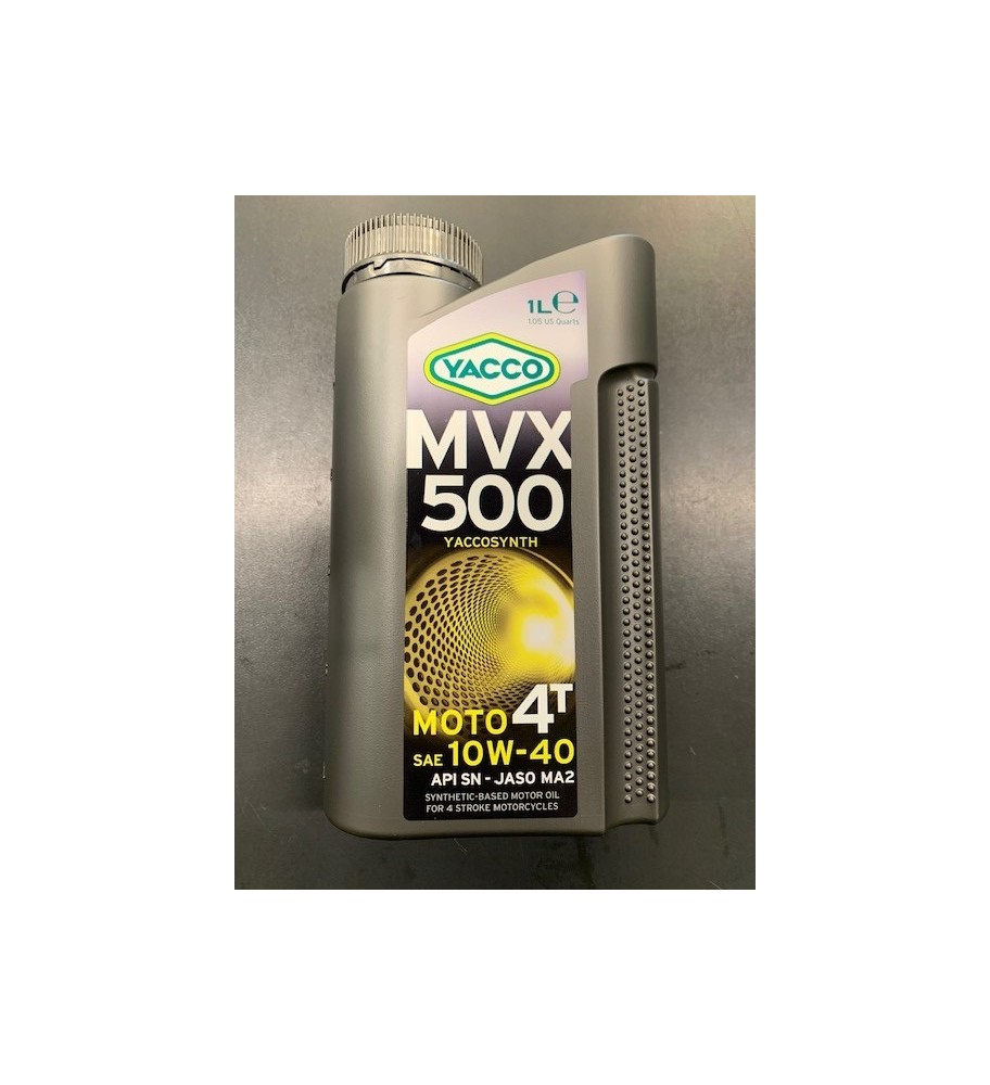 HUILE YACCO MVX 500 4TEMPS 10W40 BIDON DE 1L