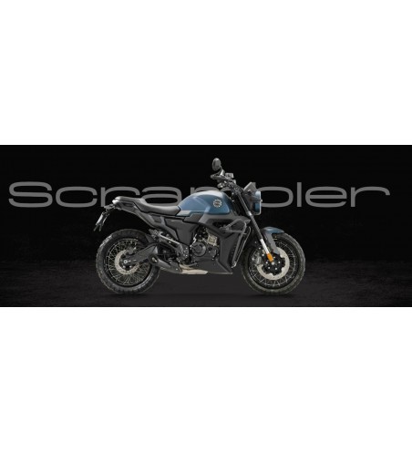 MOTO ZONTES ZT125 SCRAMBLER X BLEU MAT