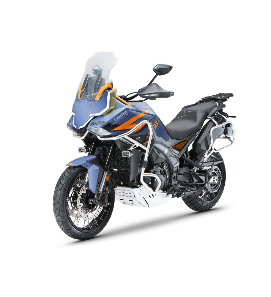 MOTO ZONTES 703 F AVENTURE BLEU ORANGE