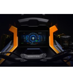 MOTO ZONTES 703 F AVENTURE BLEU ORANGE