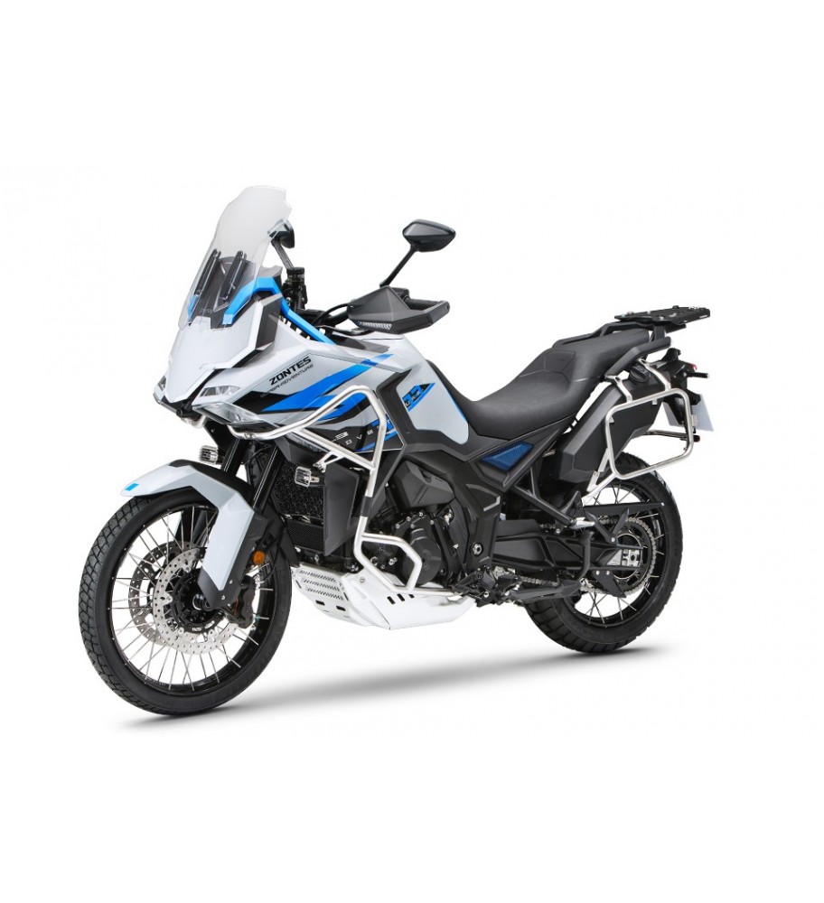 MOTO ZONTES 703 F RALLYE BLANC ET BLEU