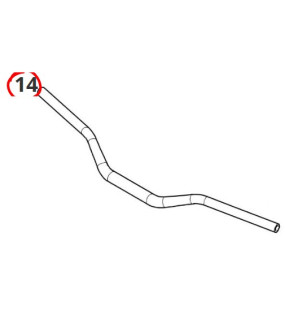 Guidon fantic 125 xx 2023 2024 origine