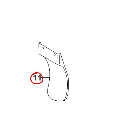 Garde boue arrierre fantic 125 xx fantic