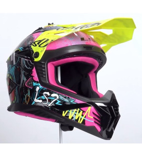 CASQUE LS2 MX708 FAST II GORILLA PURPLE H-V