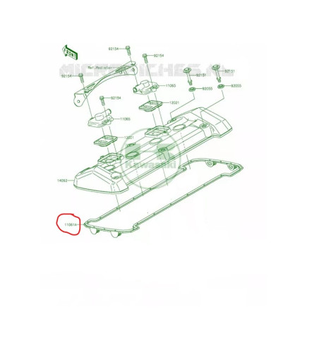 JOINT DE COUVRE CULASSE Z750  / 800 ABS  2008