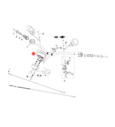 COMPTEUR KEEWAY K-LIGHT ORIGINE